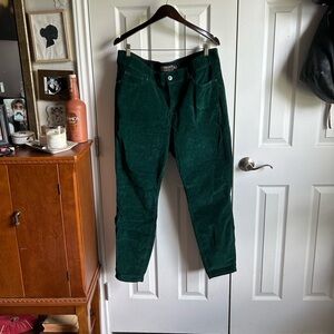 torrid | emerald green corduroy bombshell pants